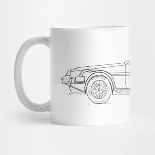 Great Scott! It's a DeLorean! Mug